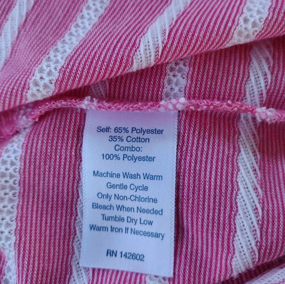 Anthropologie STS Sail to Stable XS Striped Shift Dress beach summer pink resort - Picture 5 of 7